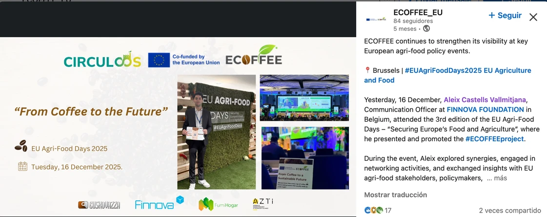 ECOFFEE · EU Agri-Food Days